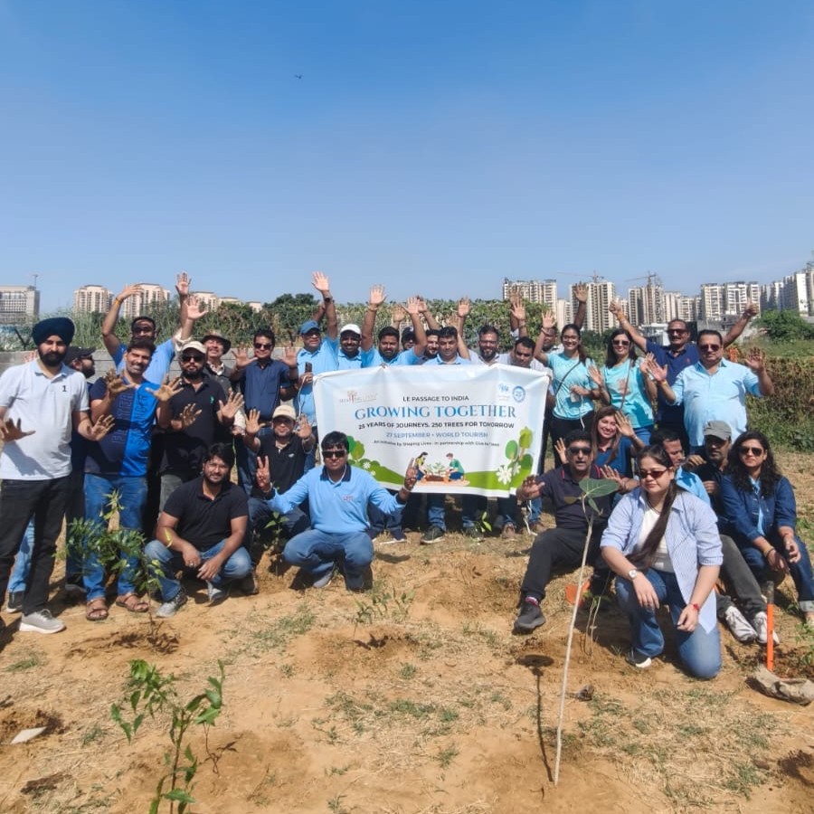 Le passage to India plants 250 trees on 'World Tourism Day'