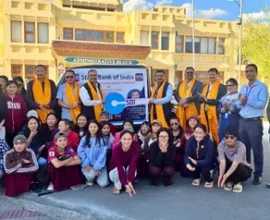 SBI supports Duzin Photang school with vehicle donation