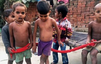 Anganwadi workers protest over poor-quality food supplies