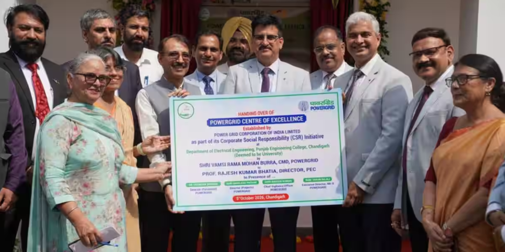 POWERGRID sets up centre of excellence at Punjab engineering college, Chandigarh CSR initiative